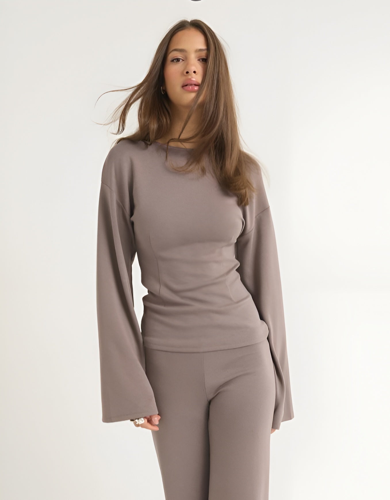 Nera Luxury Wide-Sleeve Sweat