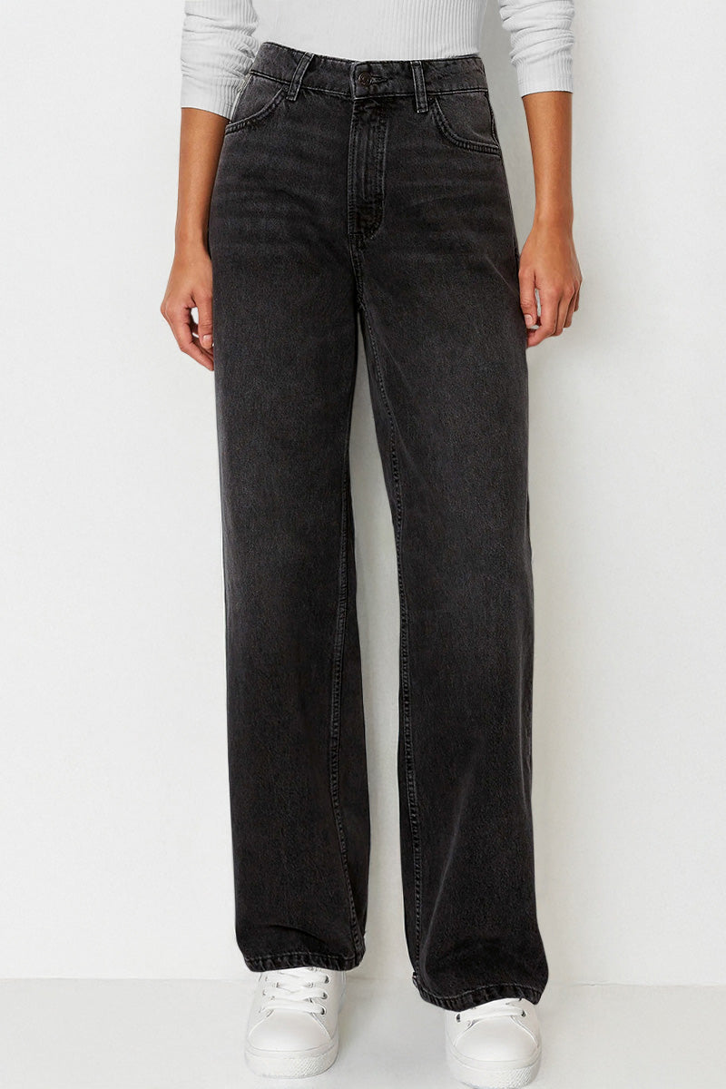 Casual Mid-Rise Denim Multi-Pocket Stretchy Jeans