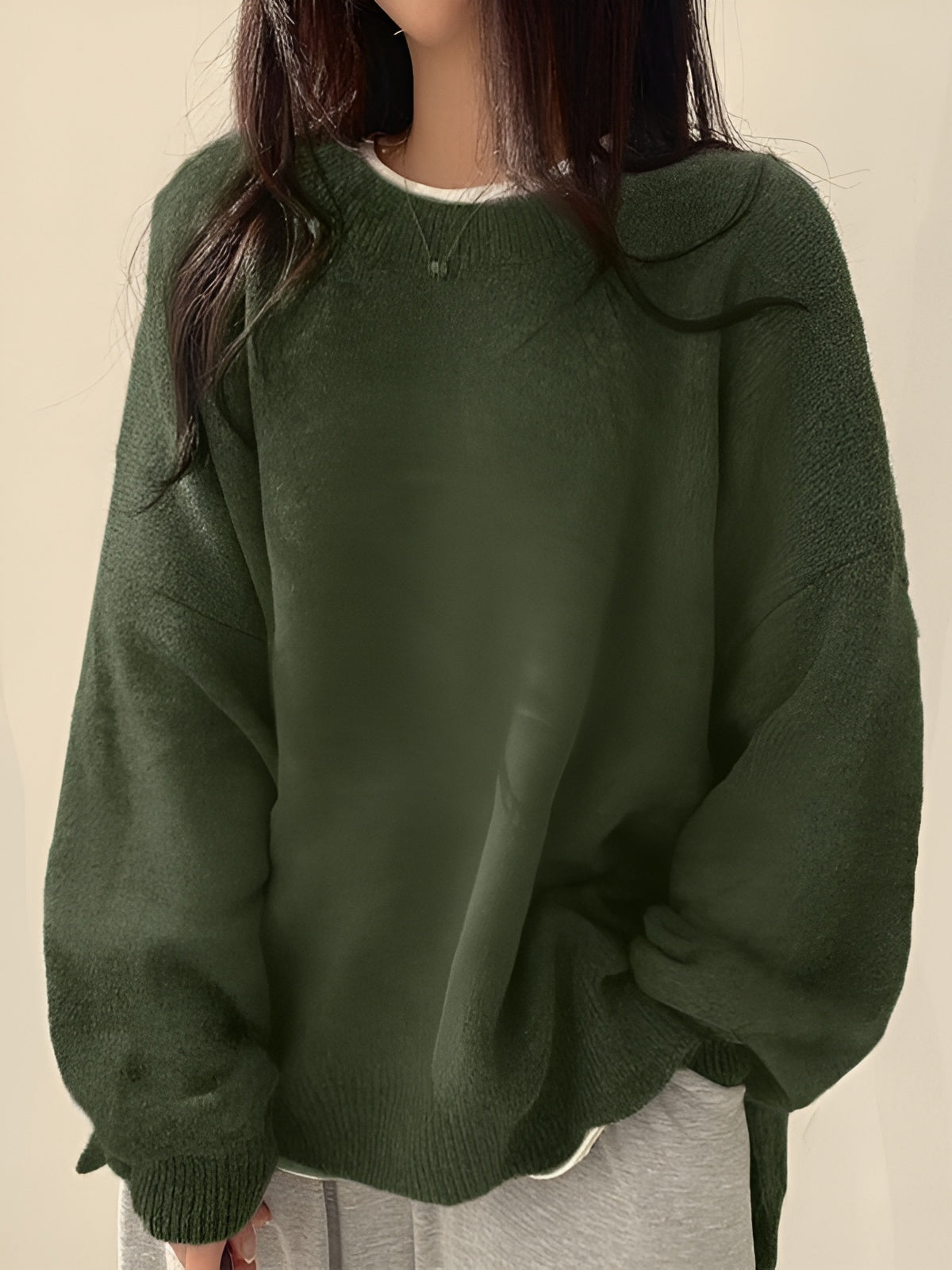 Nera Cozy Split-Hem Sweater