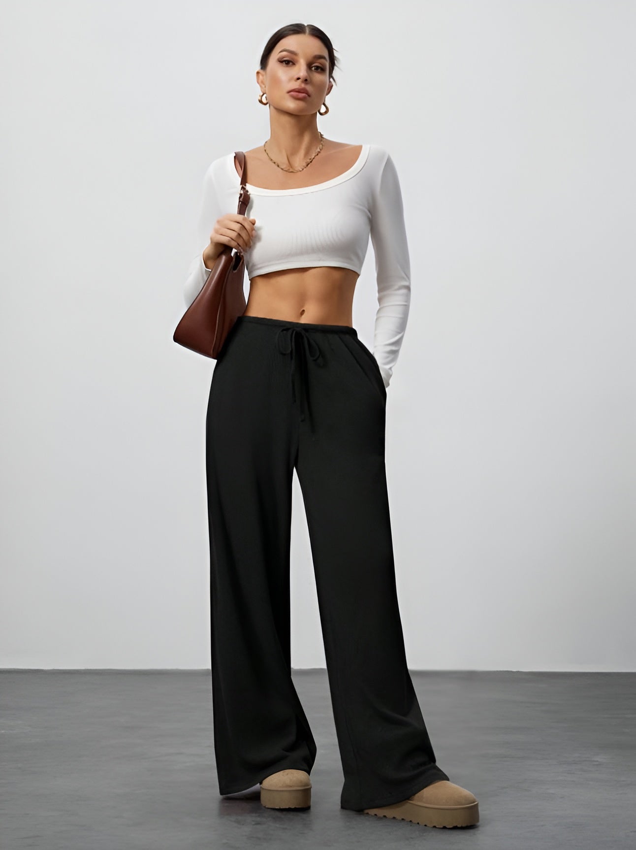 Nera Wide-Leg Sweatpants