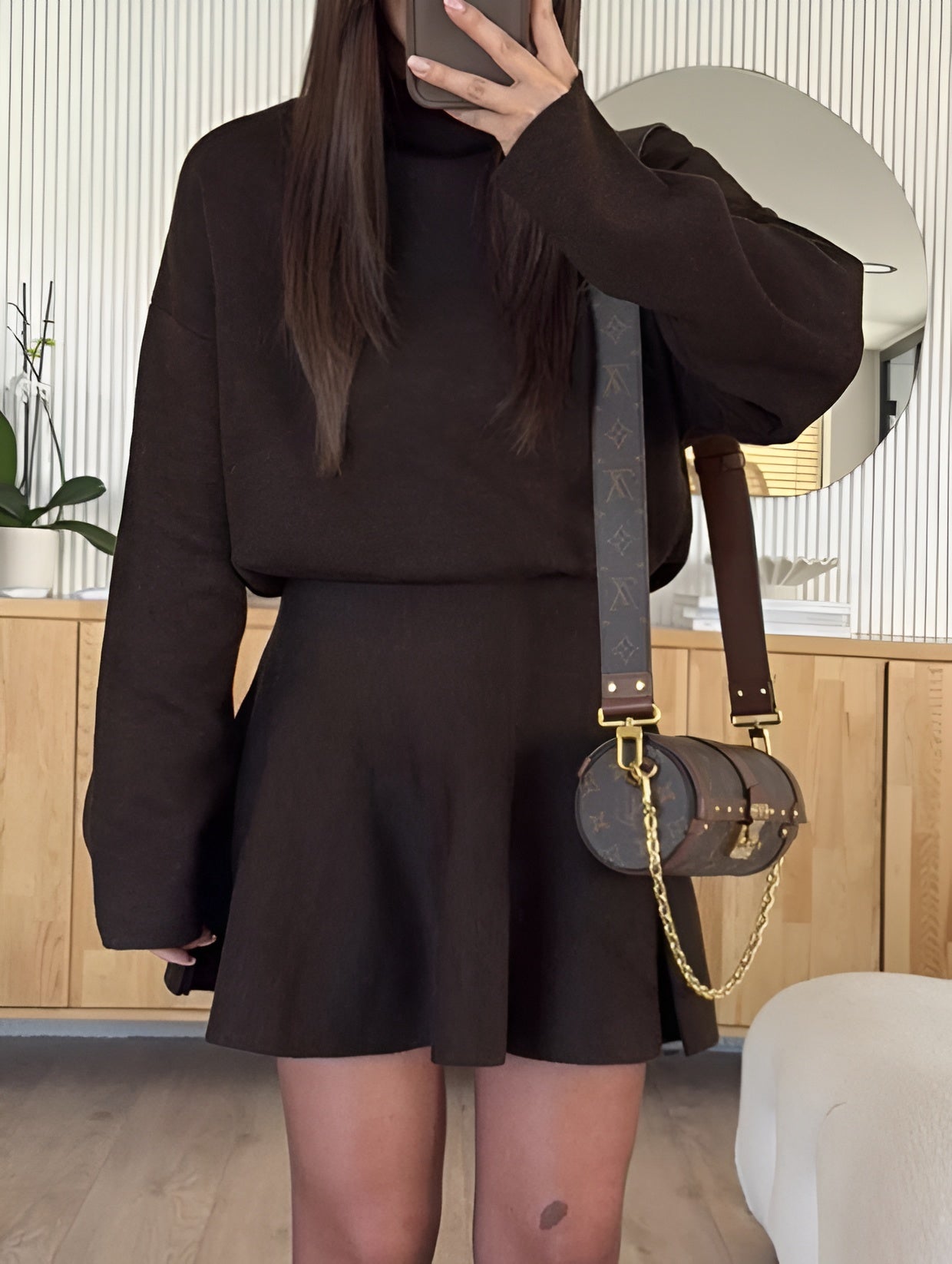 Nera Turtleneck Sweater & Skirt Set