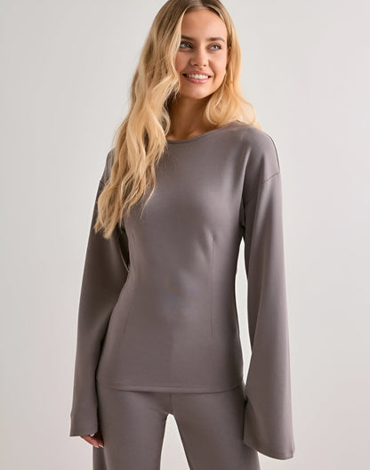 Nera Luxury Wide-Sleeve Sweat