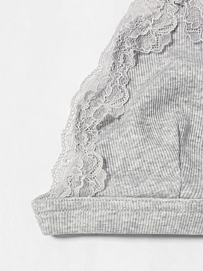 Classy U-Neck Button Decor Tank Top & Wide Leg Trousers with Lace Trim Camisole Three-Piece Set