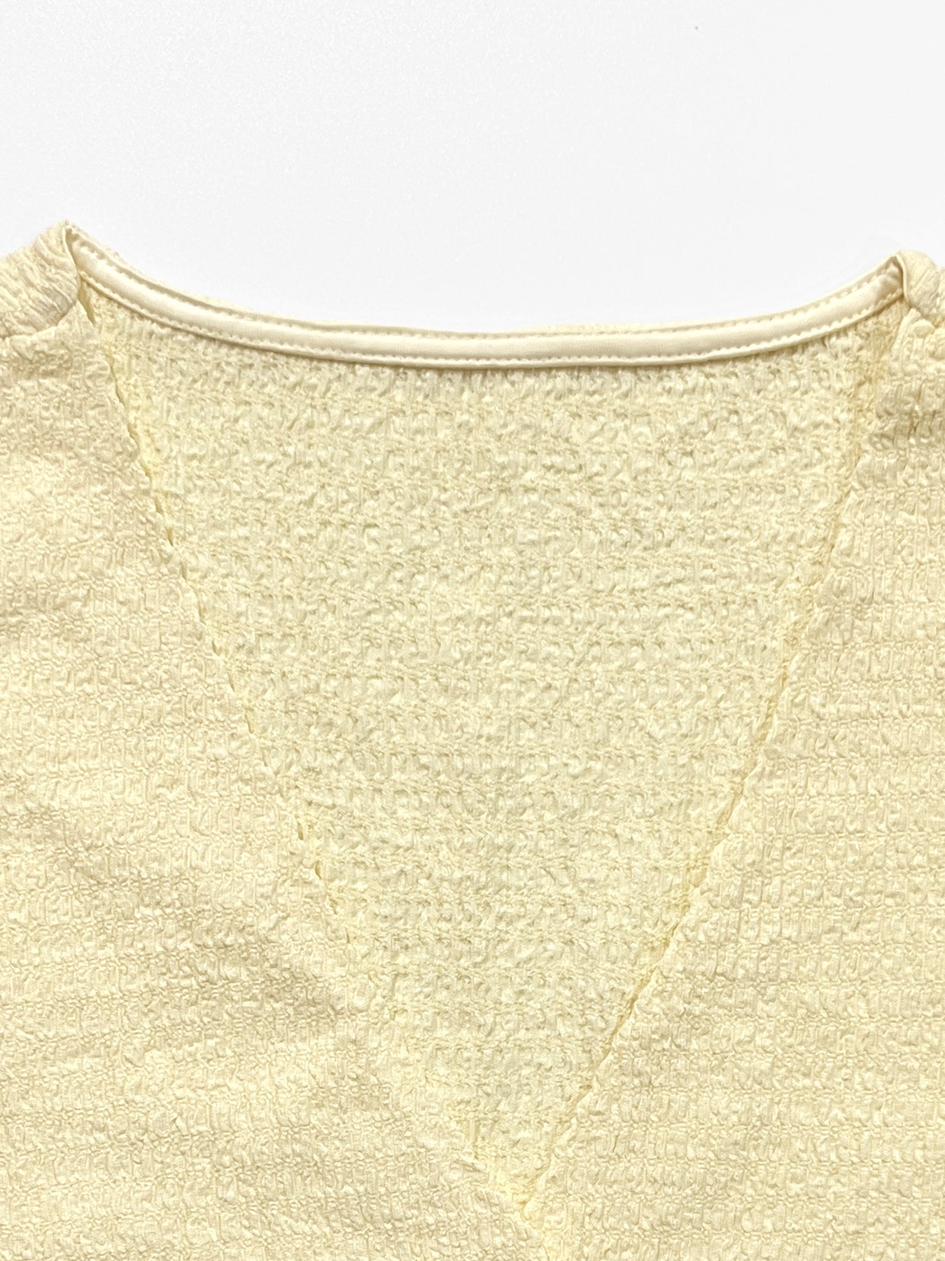 Leisure V-Neck Button Tank Top & Low-Rise Wide Leg Trousers Co-ord