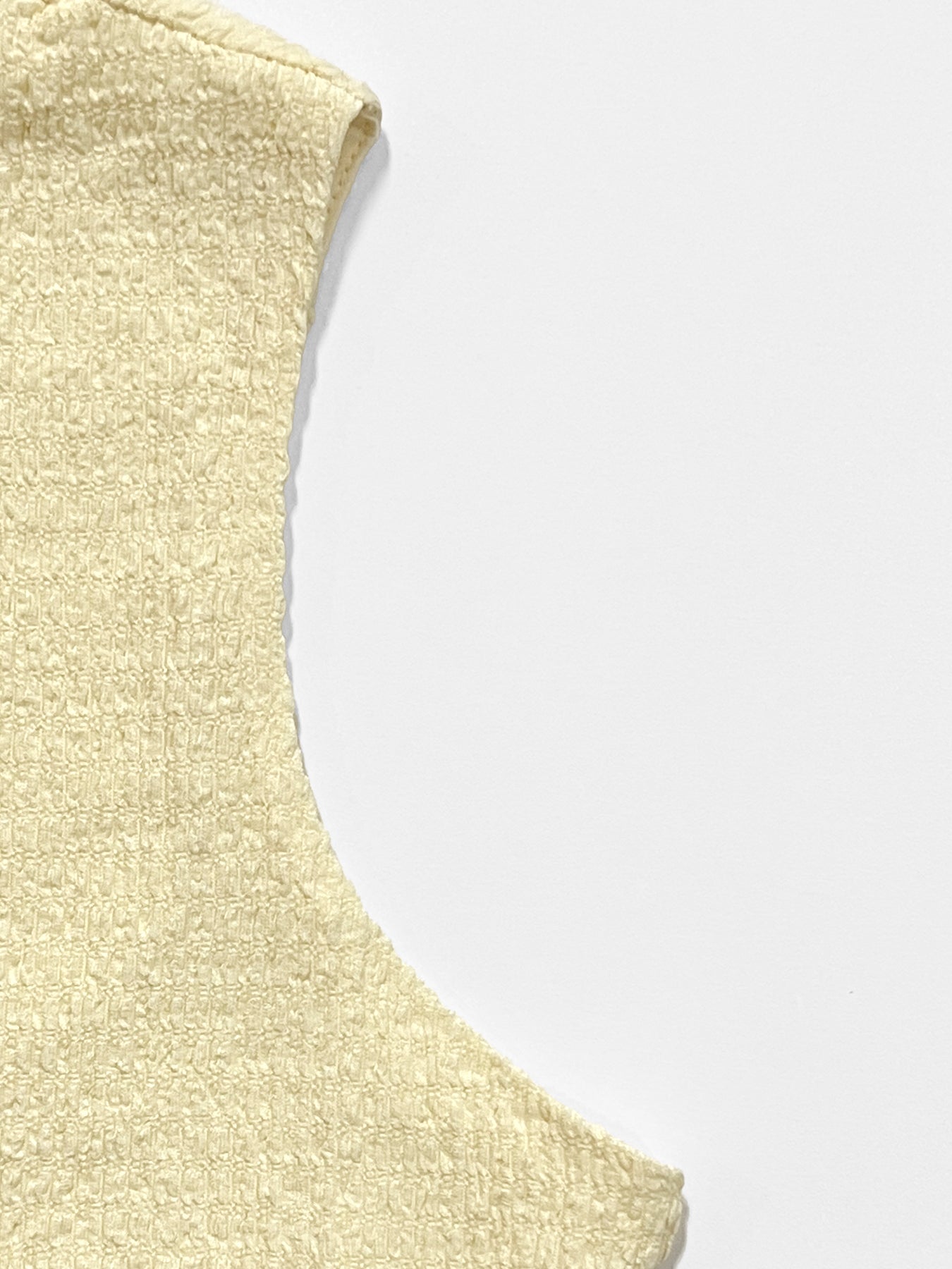 Leisure V-Neck Button Tank Top & Low-Rise Wide Leg Trousers Co-ord