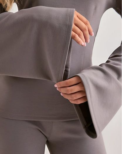 Nera Luxury Wide-Sleeve Sweat