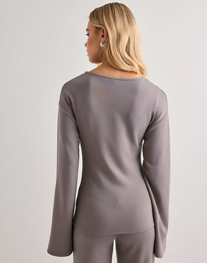 Nera Luxury Wide-Sleeve Sweat
