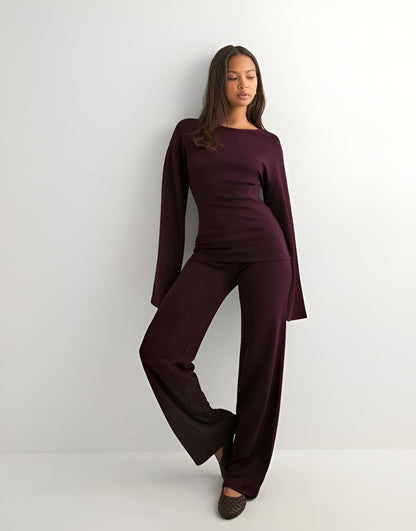 Nera Luxury Wide-Sleeve Sweat