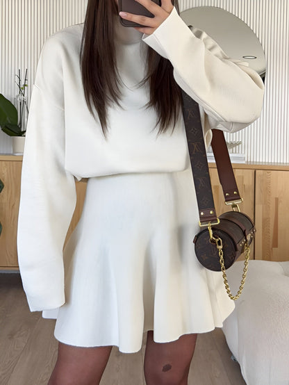 Nera Turtleneck Sweater & Skirt Set