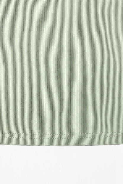 Solid Shelf-Bra Tank Top & Wide-Leg Trousers Summer Co-ord Set