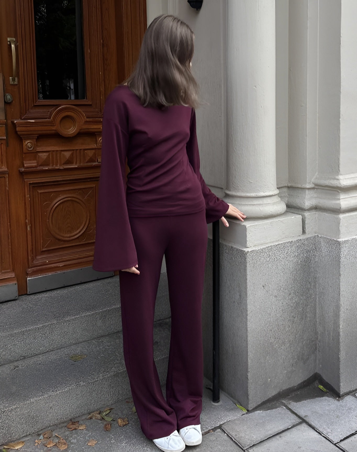 Nera Luxury Wide-Sleeve Sweat