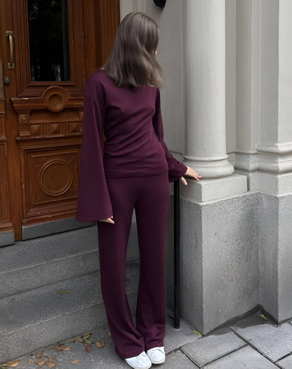 Nera Luxury Wide-Sleeve Sweat