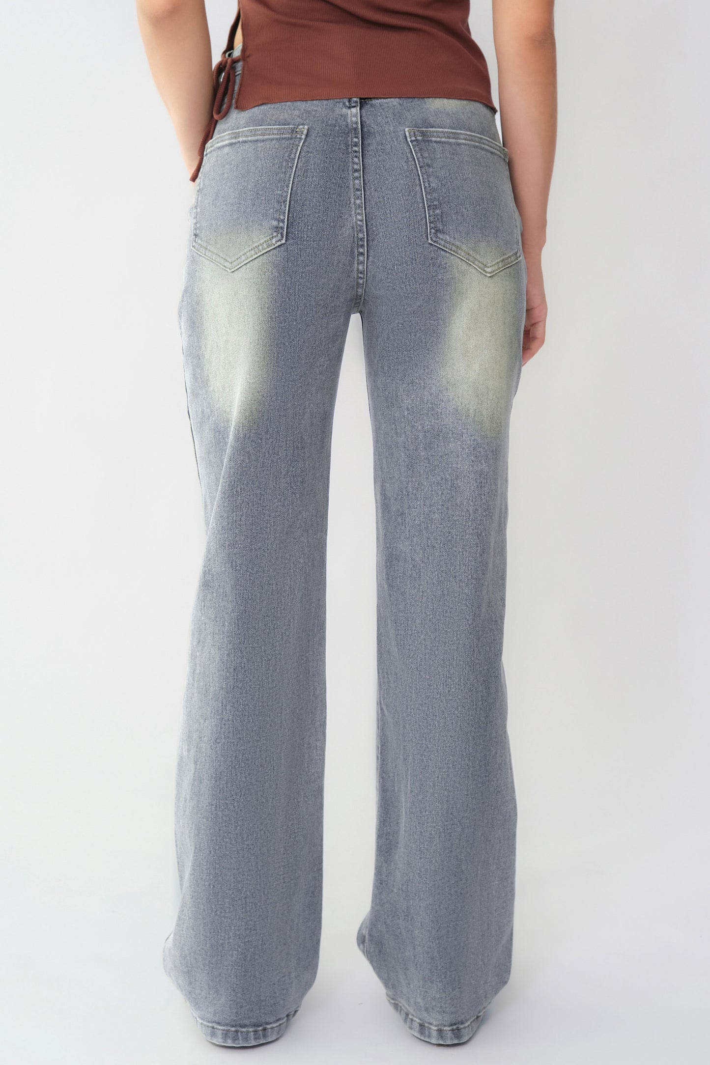 Casual Mid-Rise Denim Multi-Pocket Stretchy Jeans