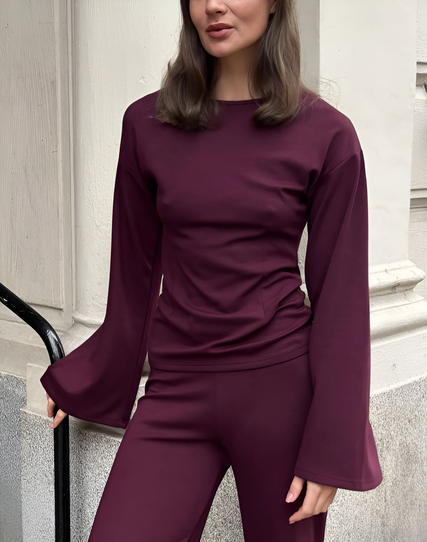 Nera Luxury Wide-Sleeve Sweat