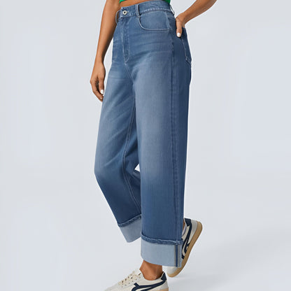 Elora Flex Wide-Leg Jeans
