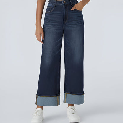 Elora Flex Wide-Leg Jeans