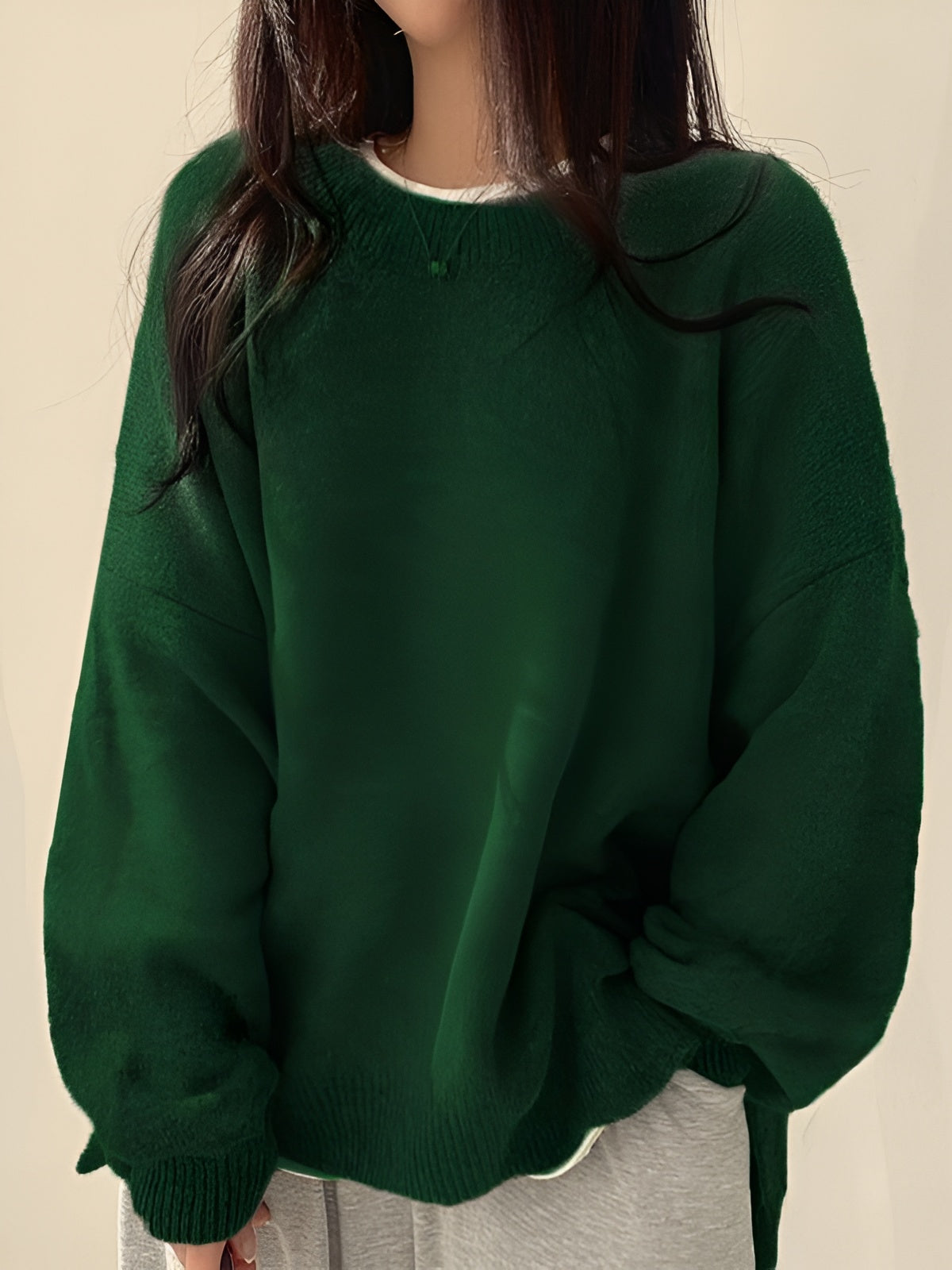 Nera Cozy Split-Hem Sweater