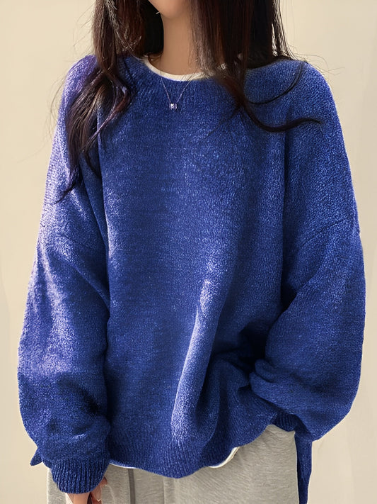 Nera Cozy Split-Hem Sweater