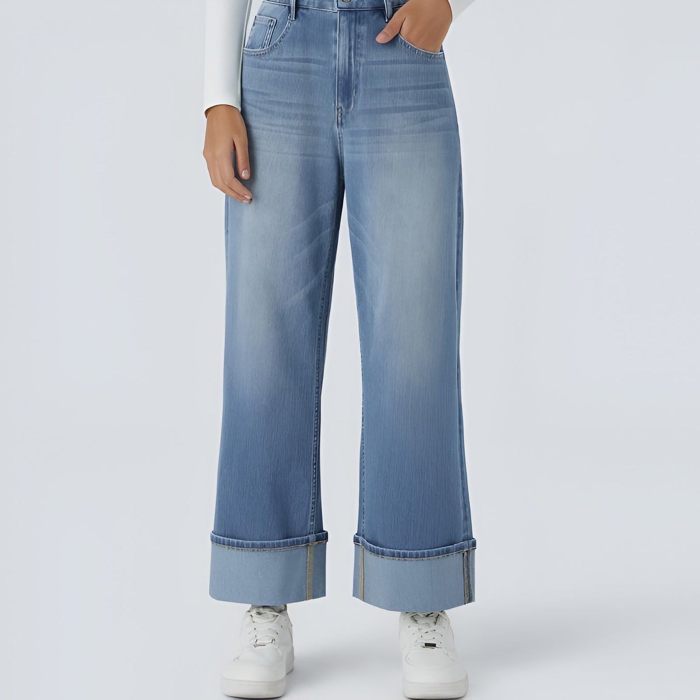 Elora Flex Wide-Leg Jeans