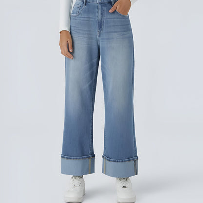 Elora Flex Wide-Leg Jeans