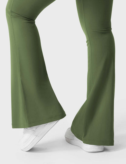 Brittany Flared Leggings with Pockets