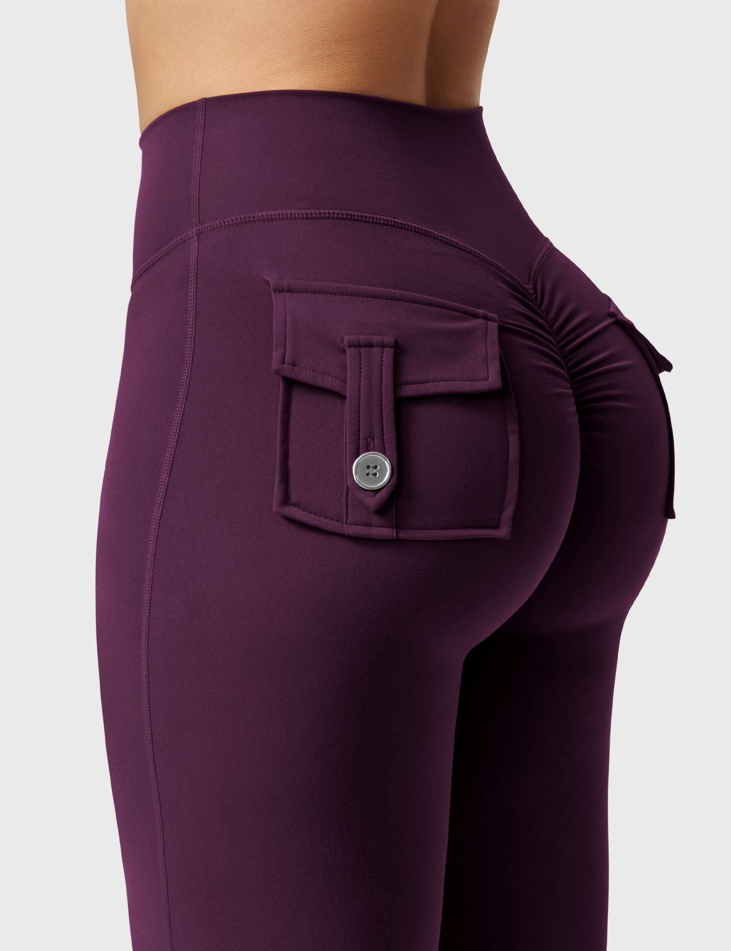 Brittany Flared Leggings with Pockets