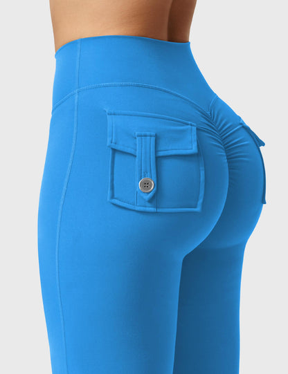 Brittany Flared Leggings with Pockets